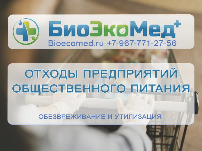 Отходы предприятий общественного питания
